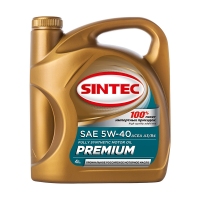 SINTEC Premium 5W40 A3/B4, 4л 801971